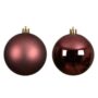 Shatterproof Bauble Mix – Maroon – 6 Pack